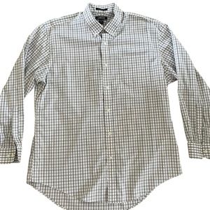 LANDS END OXFORD LONG SLEEVED BUTTON DOWN SHIRT Tailored Fit